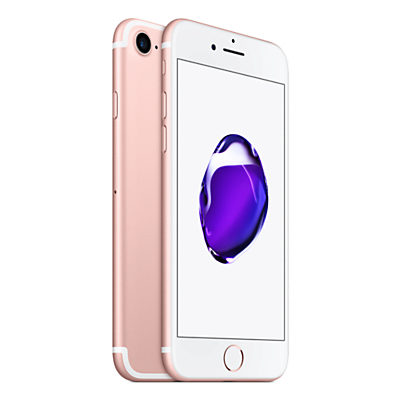 Apple iPhone 7, iOS 10, 4.7, 4G LTE, SIM Free, 128GB Rose Gold Apple iPhone 7, iOS 10, 4.7, 4G LTE, SIM Free, 128GB Rose Gold